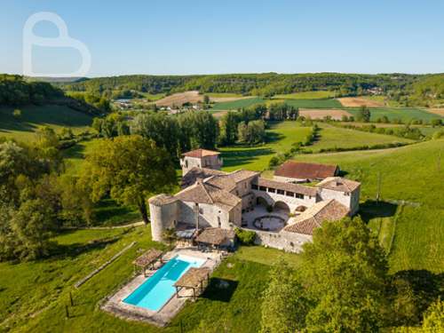 Courbiac Lot-et-Garonne castle foto 7296748