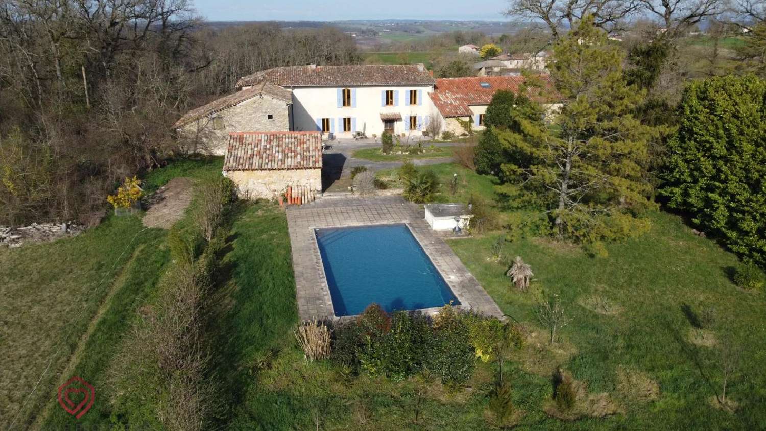  te koop landgoed Aurignac Haute-Garonne 1