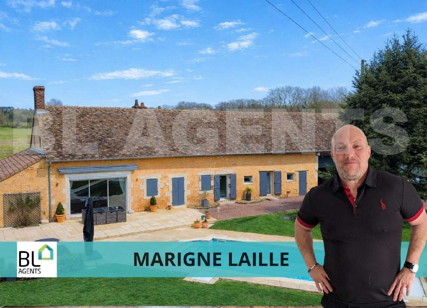  à vendre maison Marigné-Laillé Sarthe 1