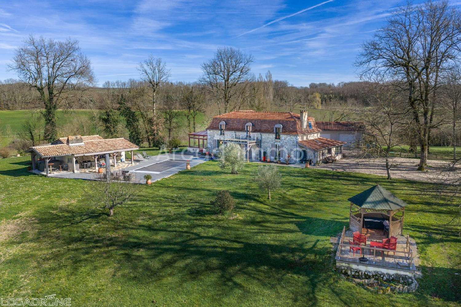  for sale house Ribagnac Dordogne 1