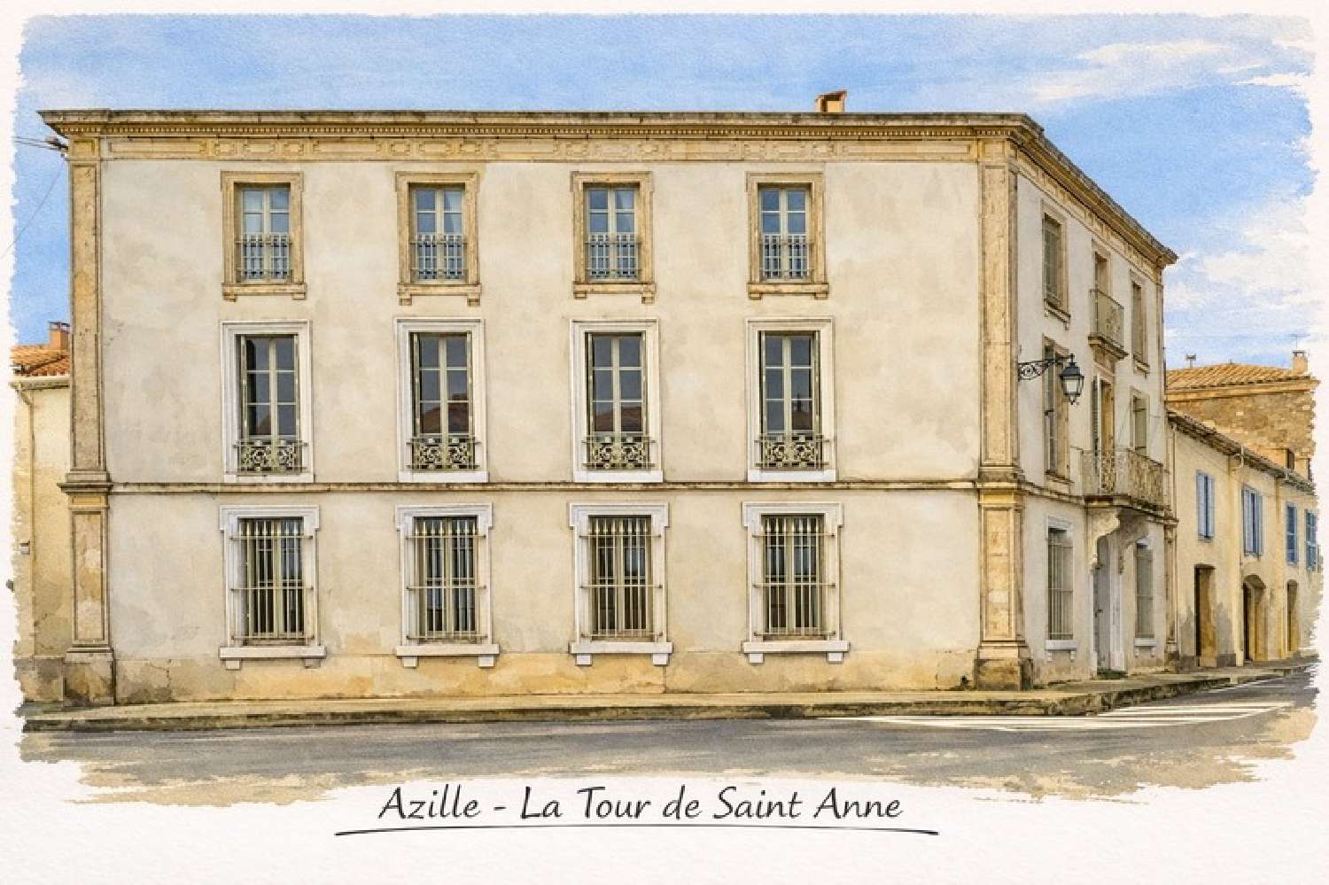  te koop herenhuis Azille Aude 1