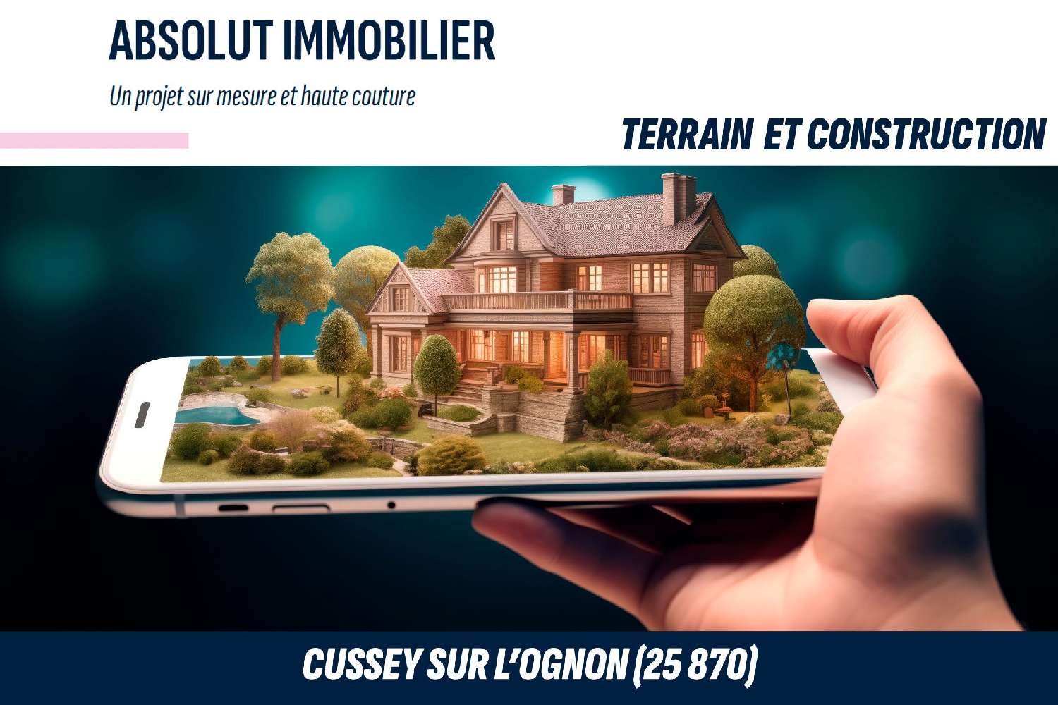  à vendre terrain Cussey-sur-l'Ognon Doubs 1