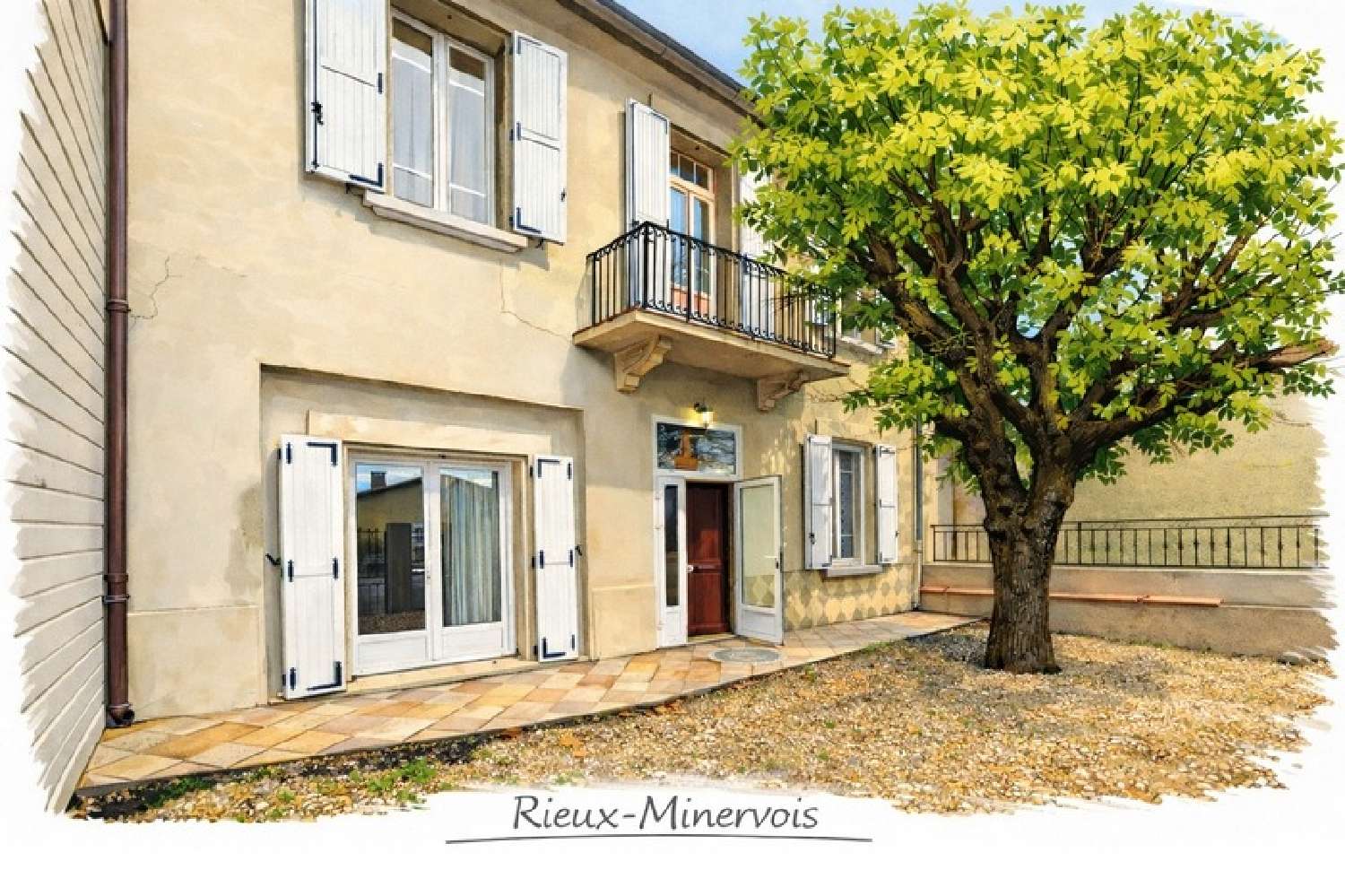  te koop dorpshuis Rieux-Minervois Aude 1