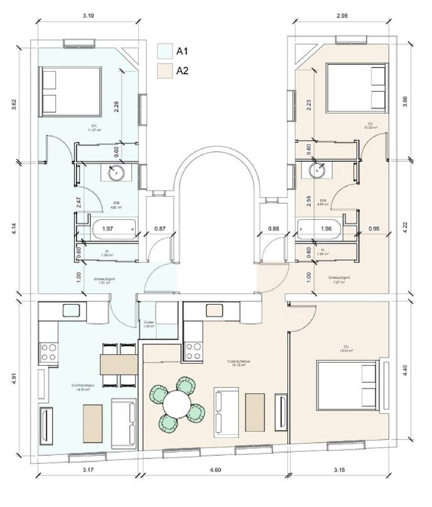  te koop appartement Asnières-sur-Seine Hauts-de-Seine 2