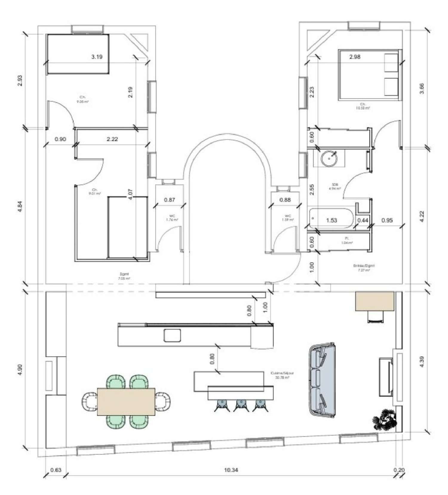  te koop appartement Asnières-sur-Seine Hauts-de-Seine 3
