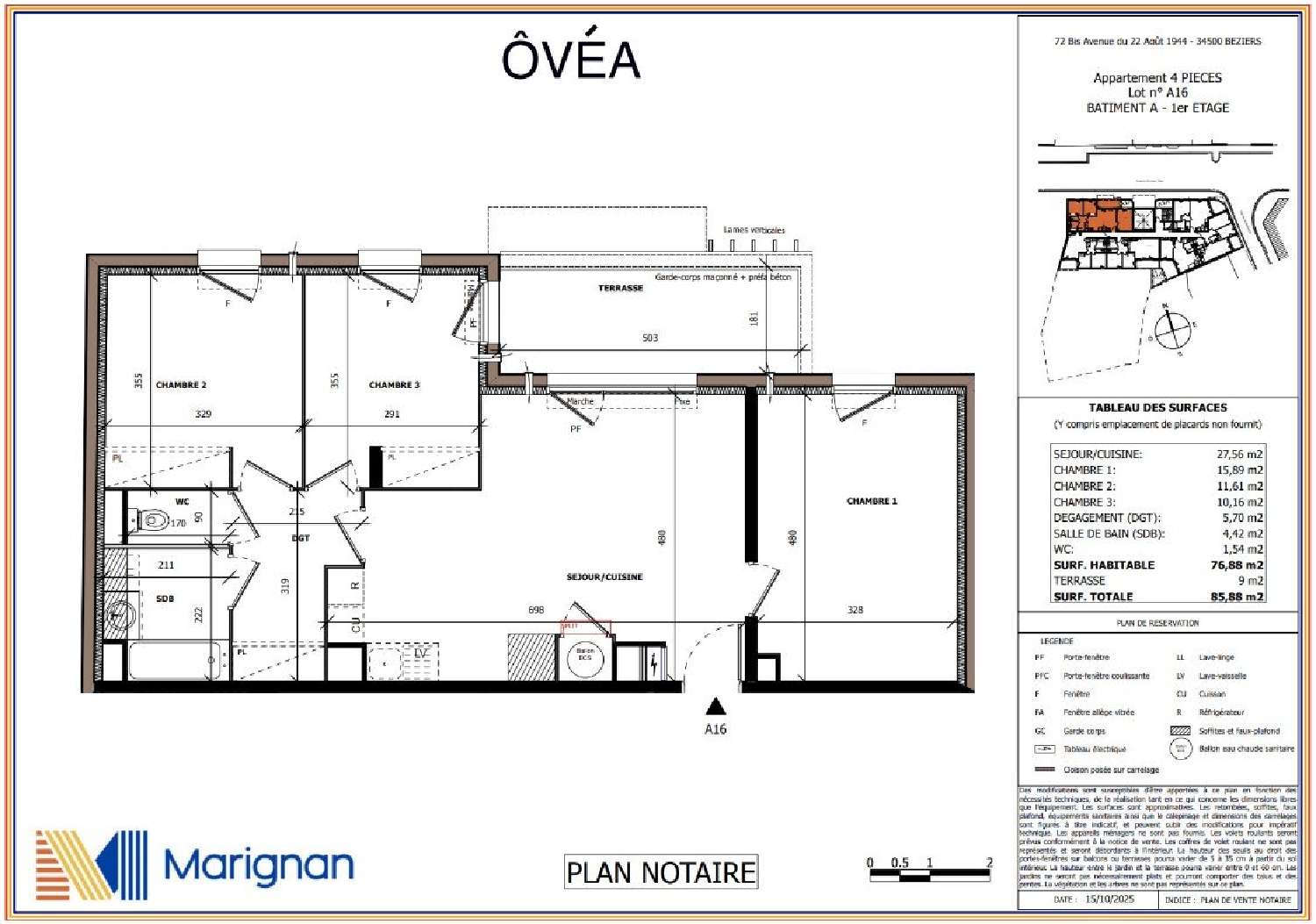  te koop appartement Béziers Hérault 5
