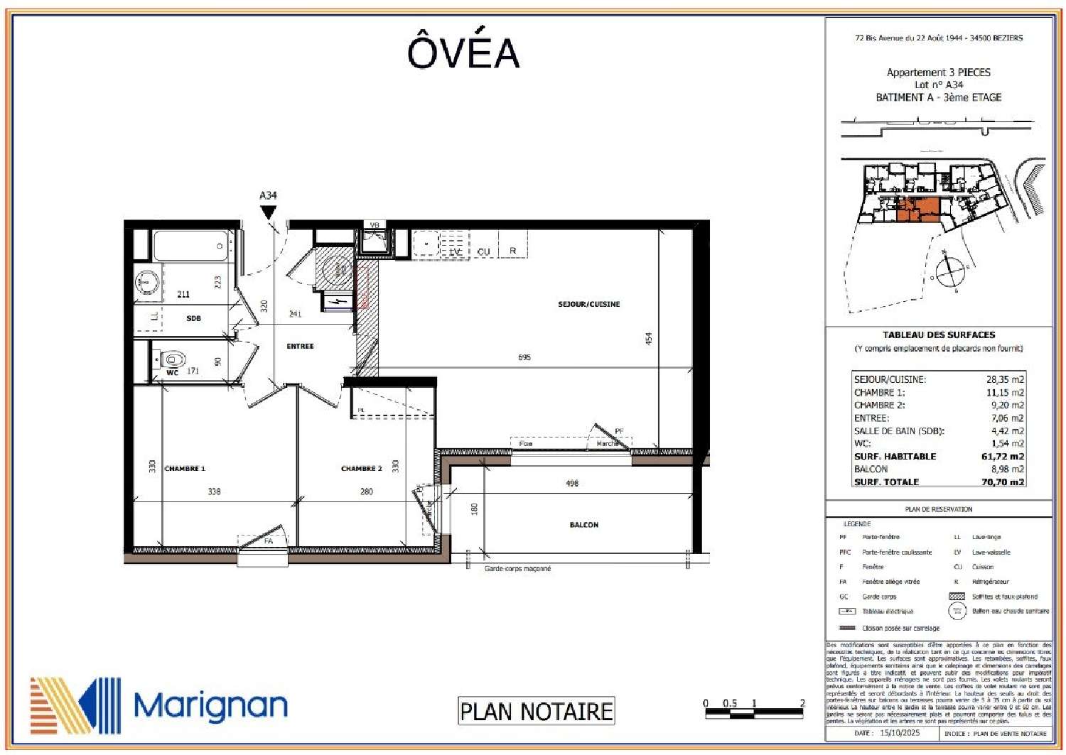  te koop appartement Béziers Hérault 5