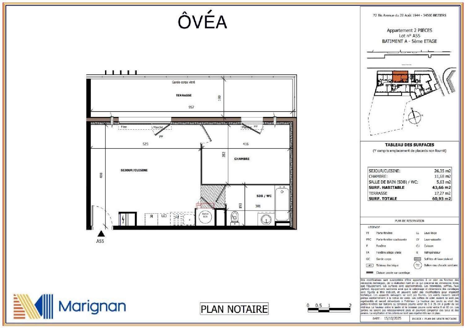  te koop appartement Béziers Hérault 5
