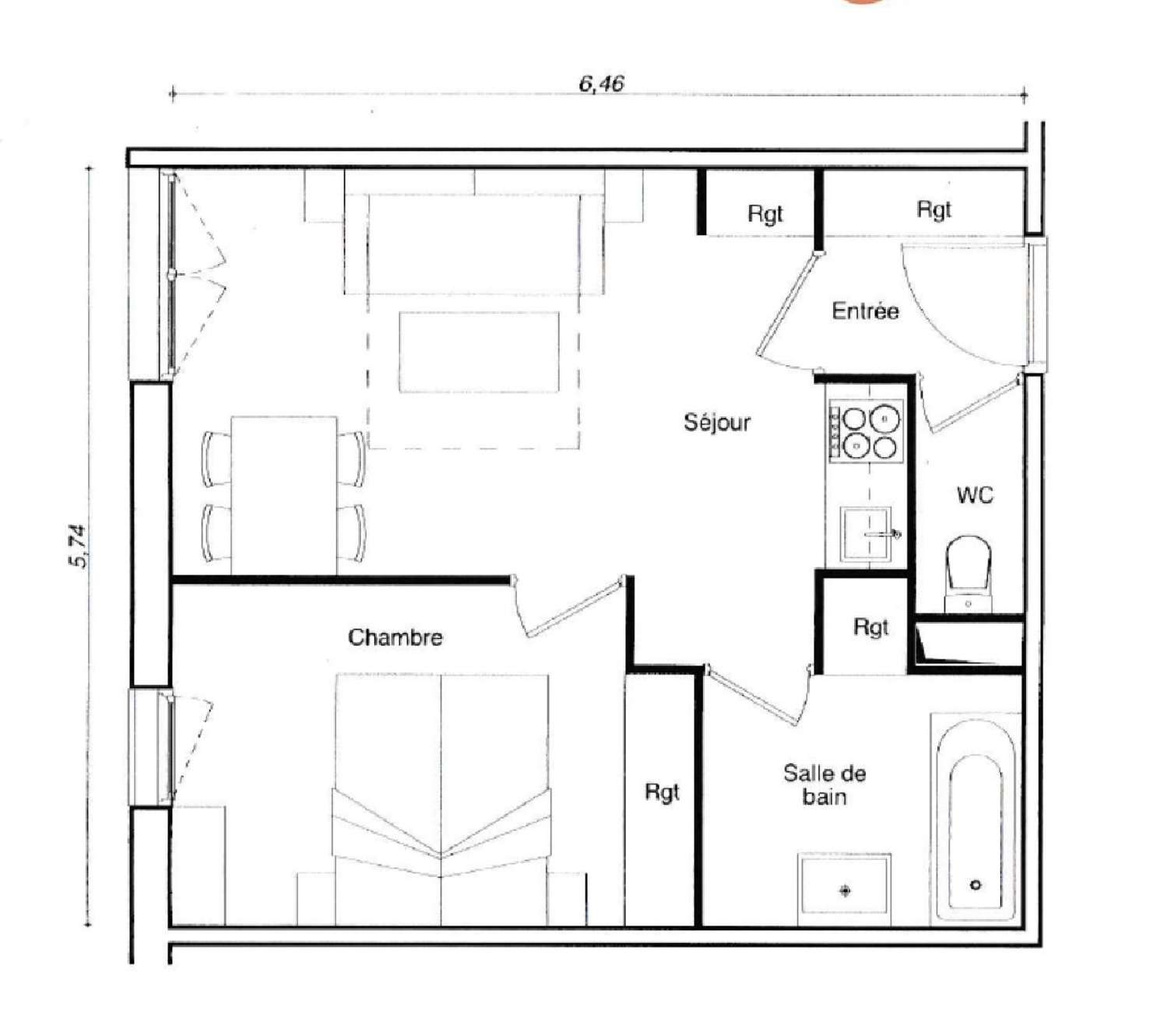  for sale apartment Biarritz Pyrénées-Atlantiques 4