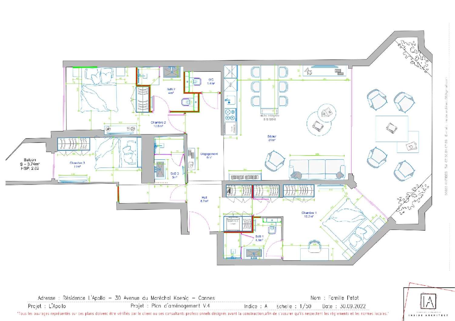  en venta apartamento Cannes Alpes-Maritimes 1