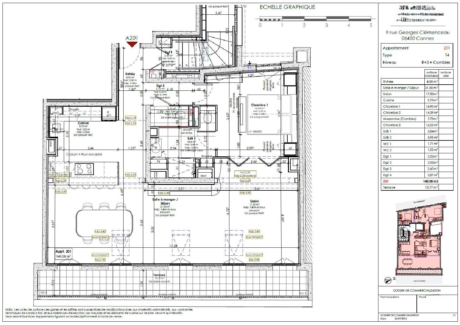 à vendre appartement Cannes Alpes-Maritimes 7
