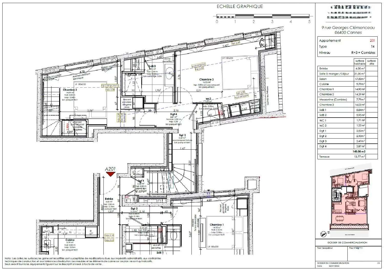à vendre appartement Cannes Alpes-Maritimes 8