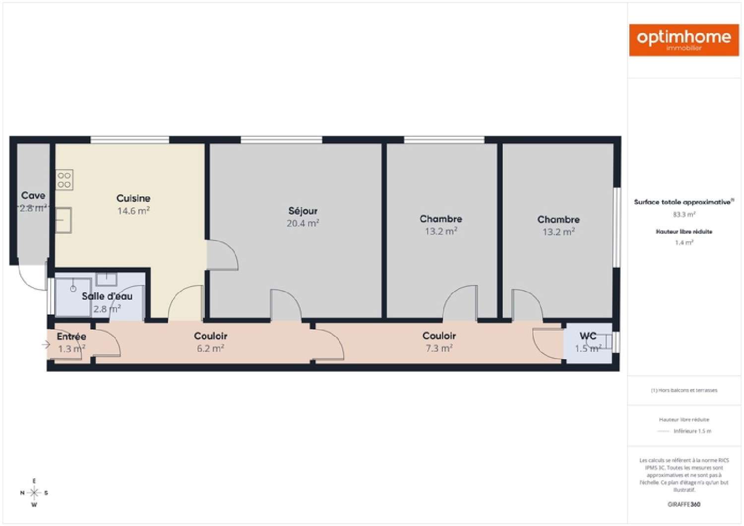  for sale apartment Chasse-sur-Rhône Isère 3