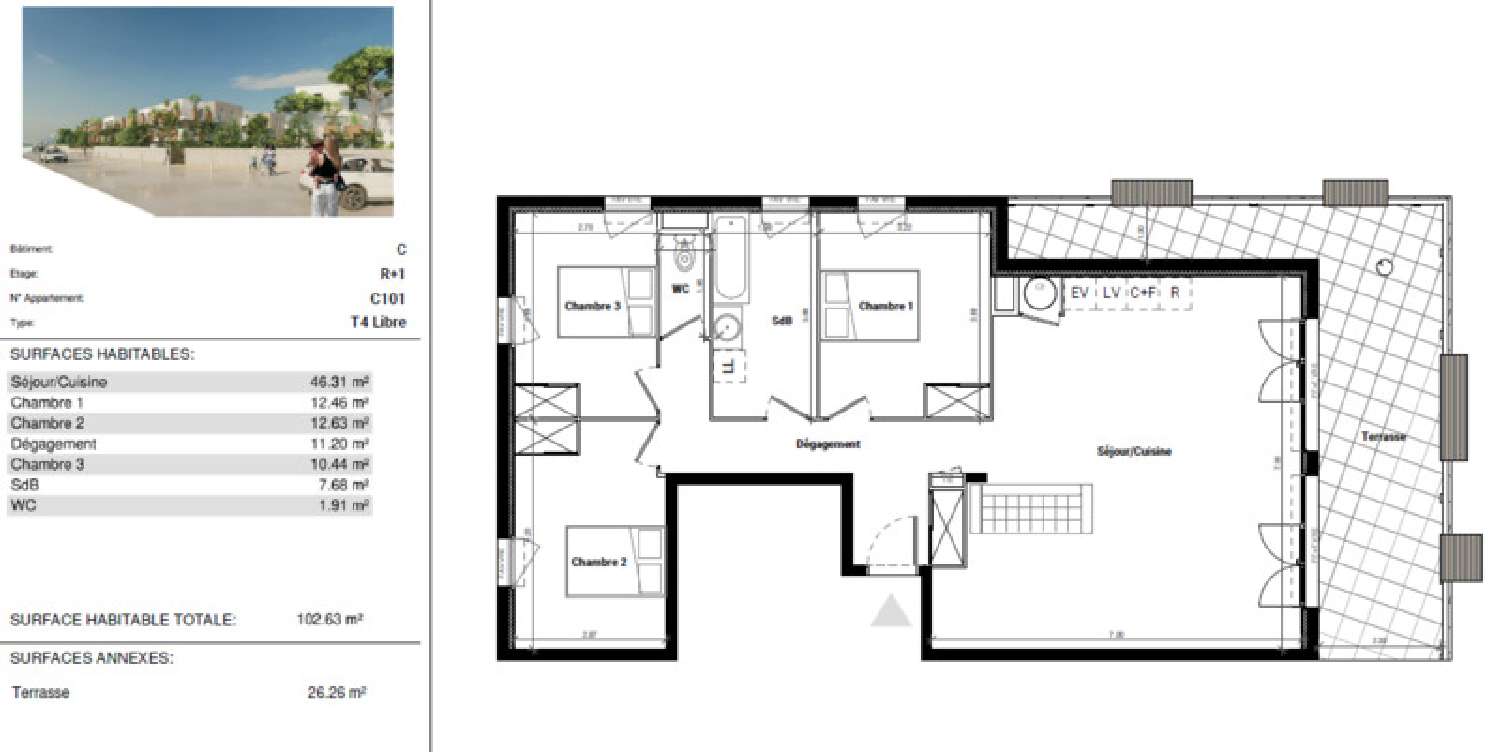  en venta apartamento Frontignan Hérault 2