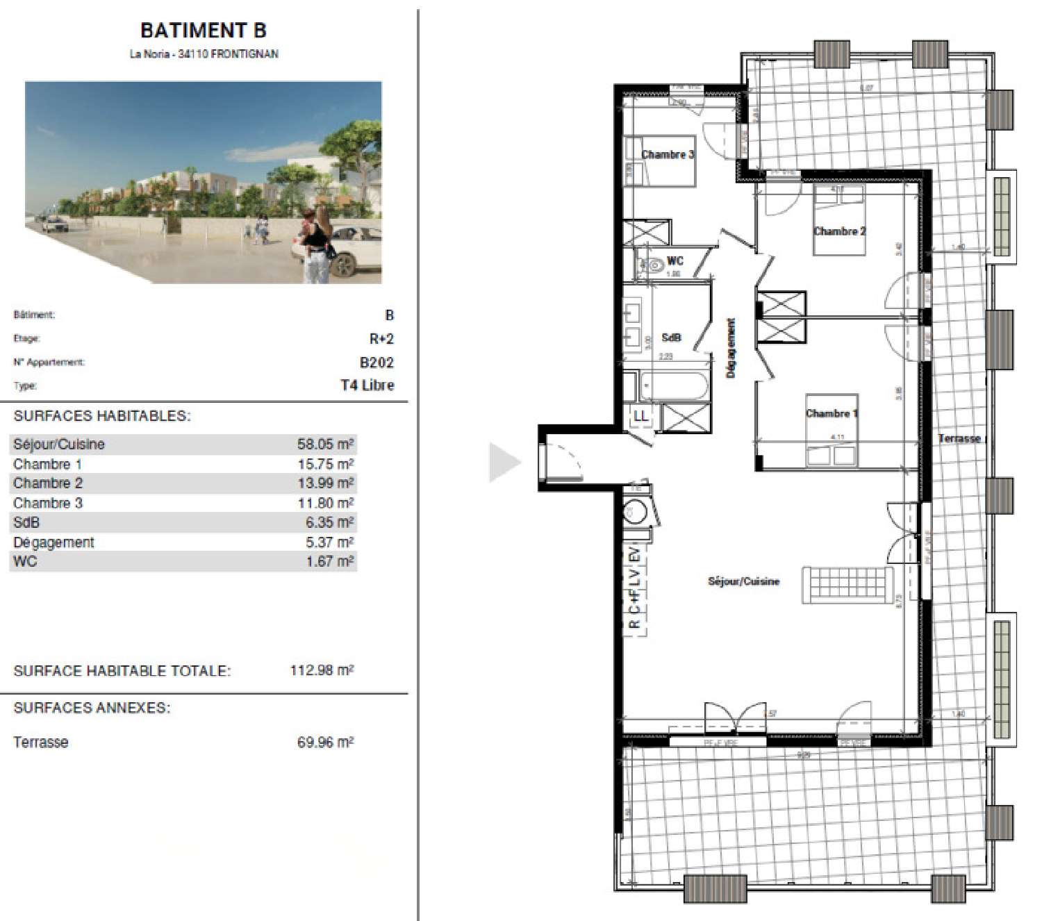  en venta apartamento Frontignan Hérault 2
