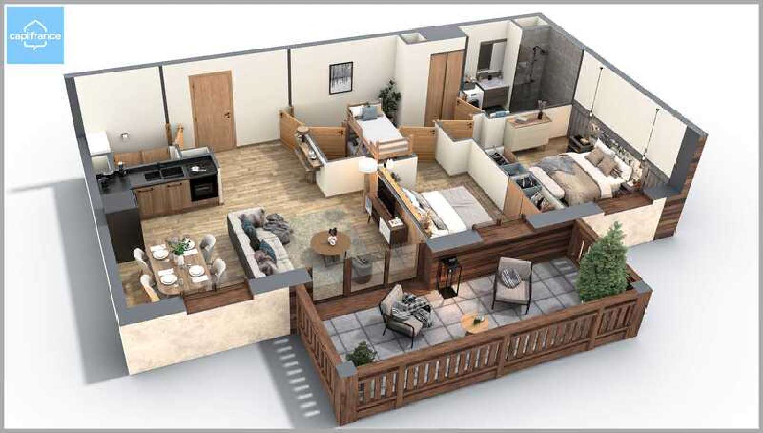  for sale apartment Huez Isère 5