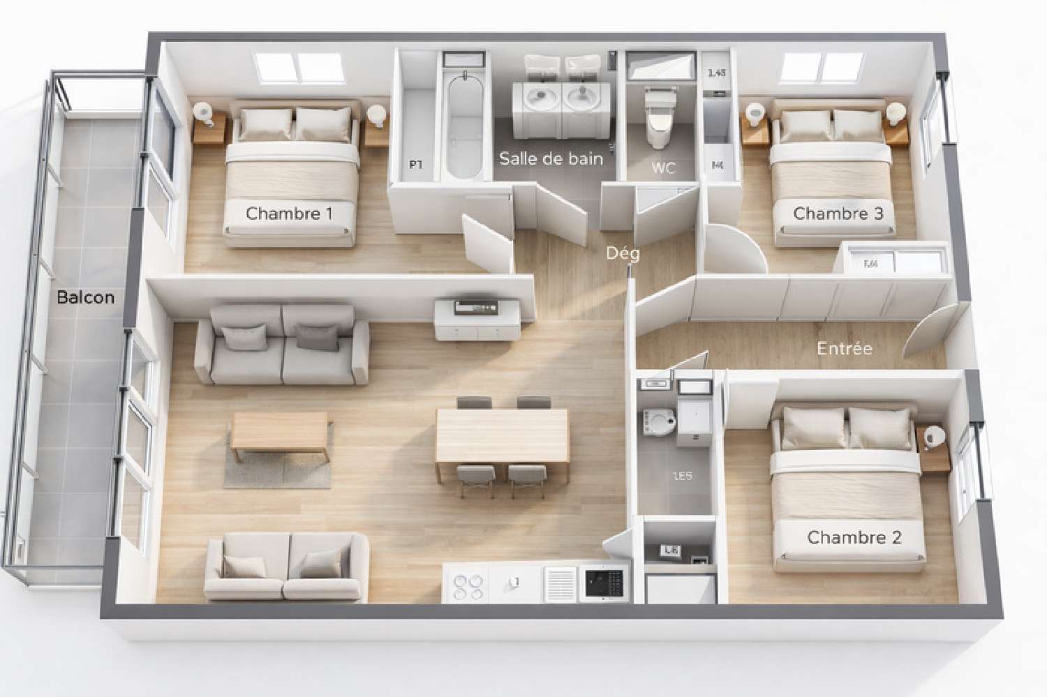  te koop appartement Montrabé Haute-Garonne 1