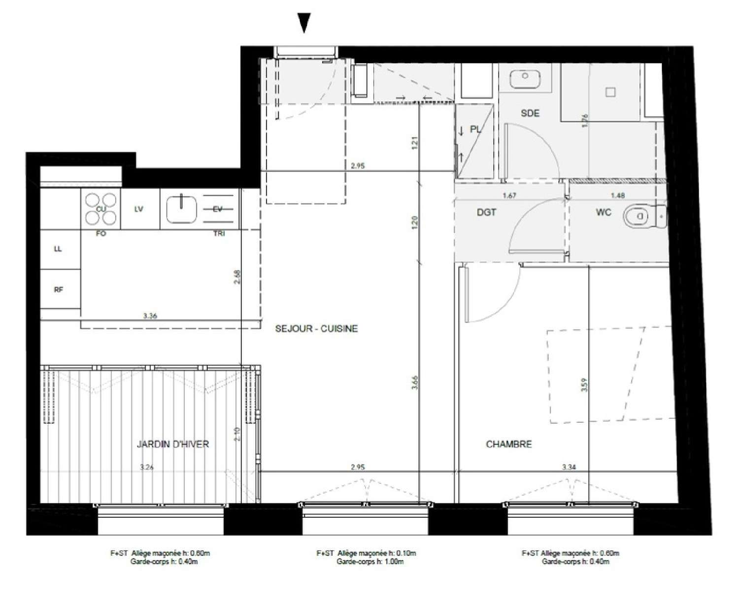  à vendre appartement Montreuil Seine-Saint-Denis 2