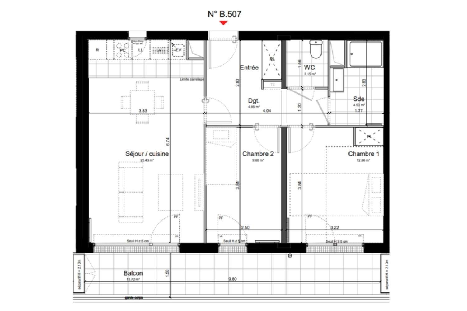  te koop appartement Neuville-sur-Oise Val-d'Oise 3