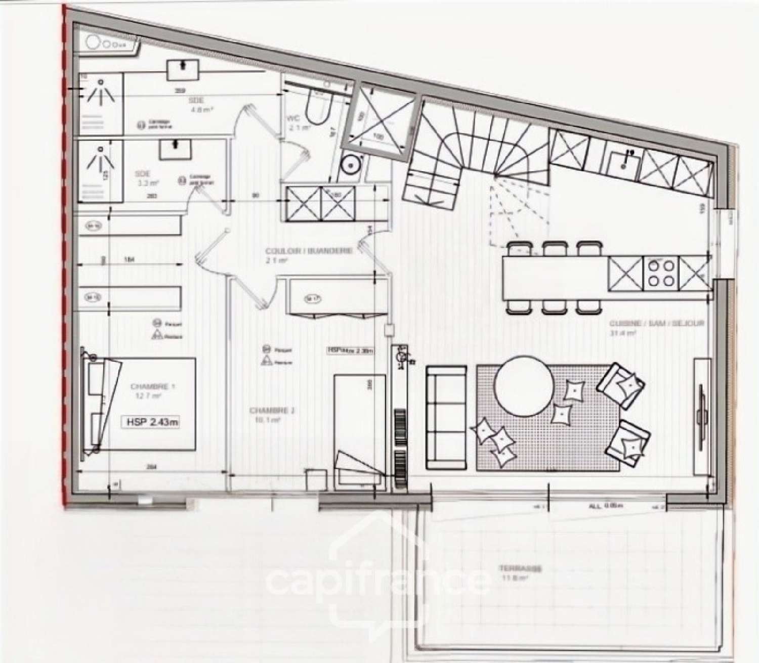  te koop appartement Paris 19e Arrondissement Parijs (Seine) 4