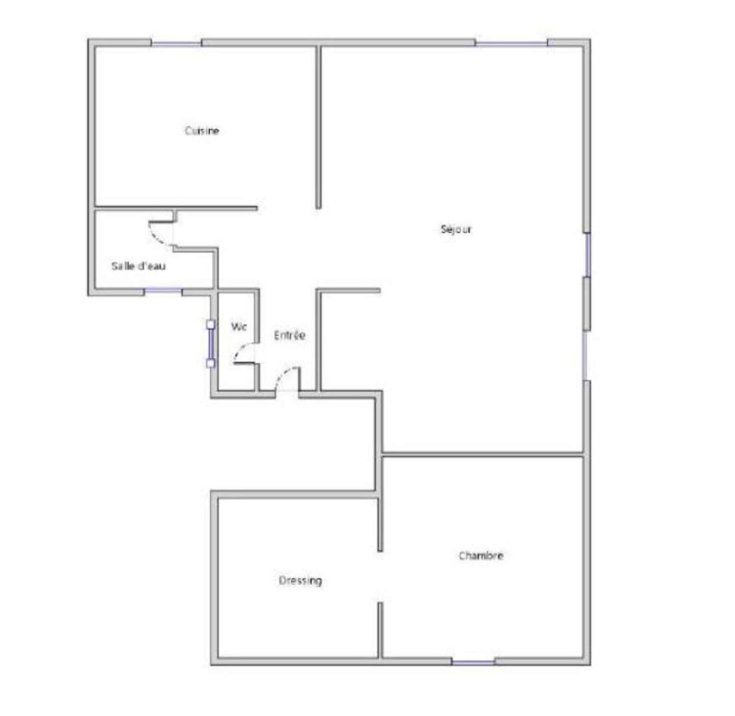  à vendre appartement Rives Isère 8