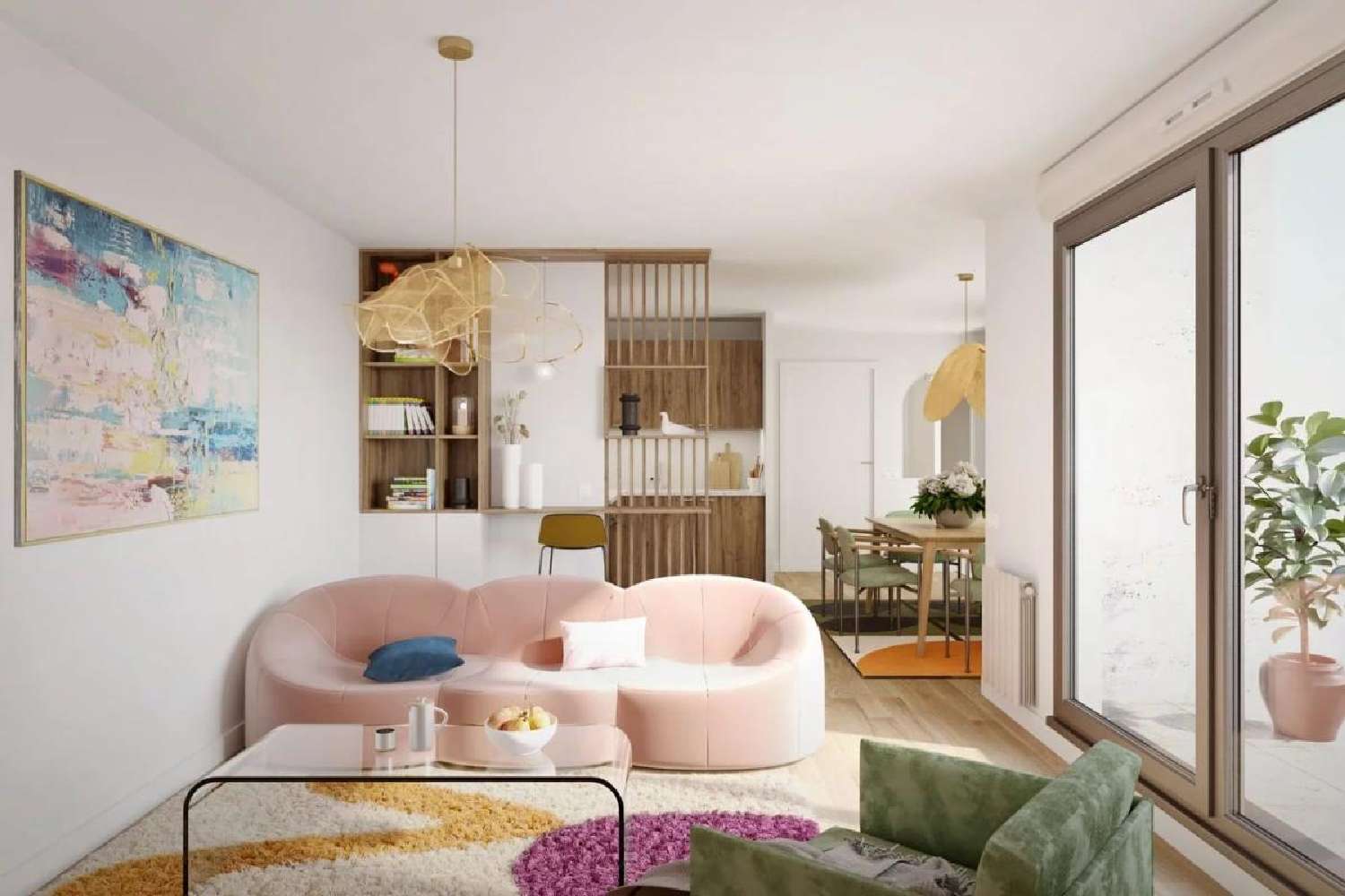  à vendre appartement Saint-Denis Seine-Saint-Denis 1