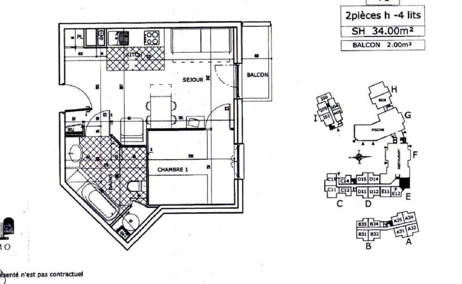  for sale apartment Saint-Sorlin-d'Arves Savoie 3