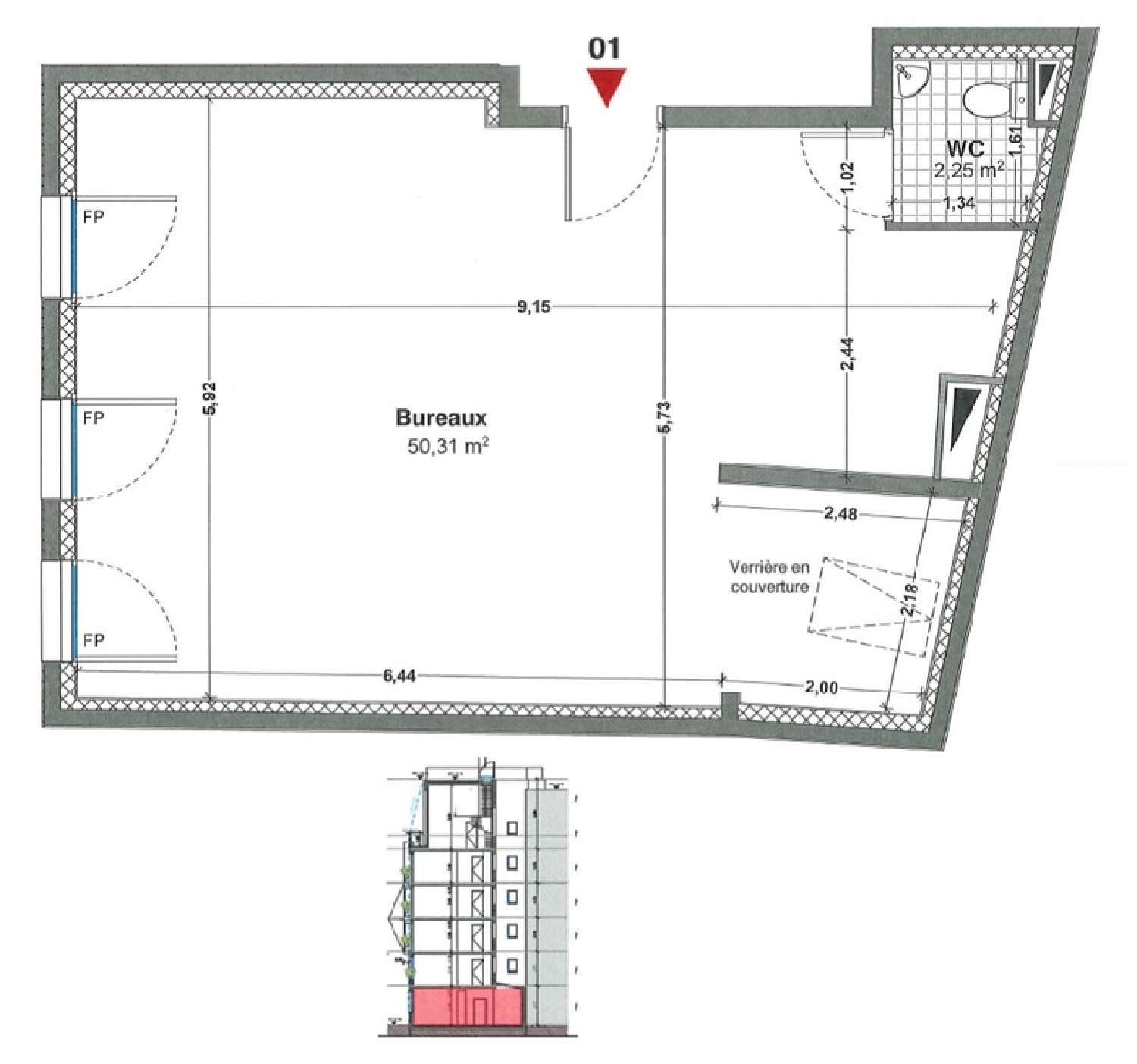  te koop bedrijfsruimte/ kantoor Boulogne-Billancourt Hauts-de-Seine 2