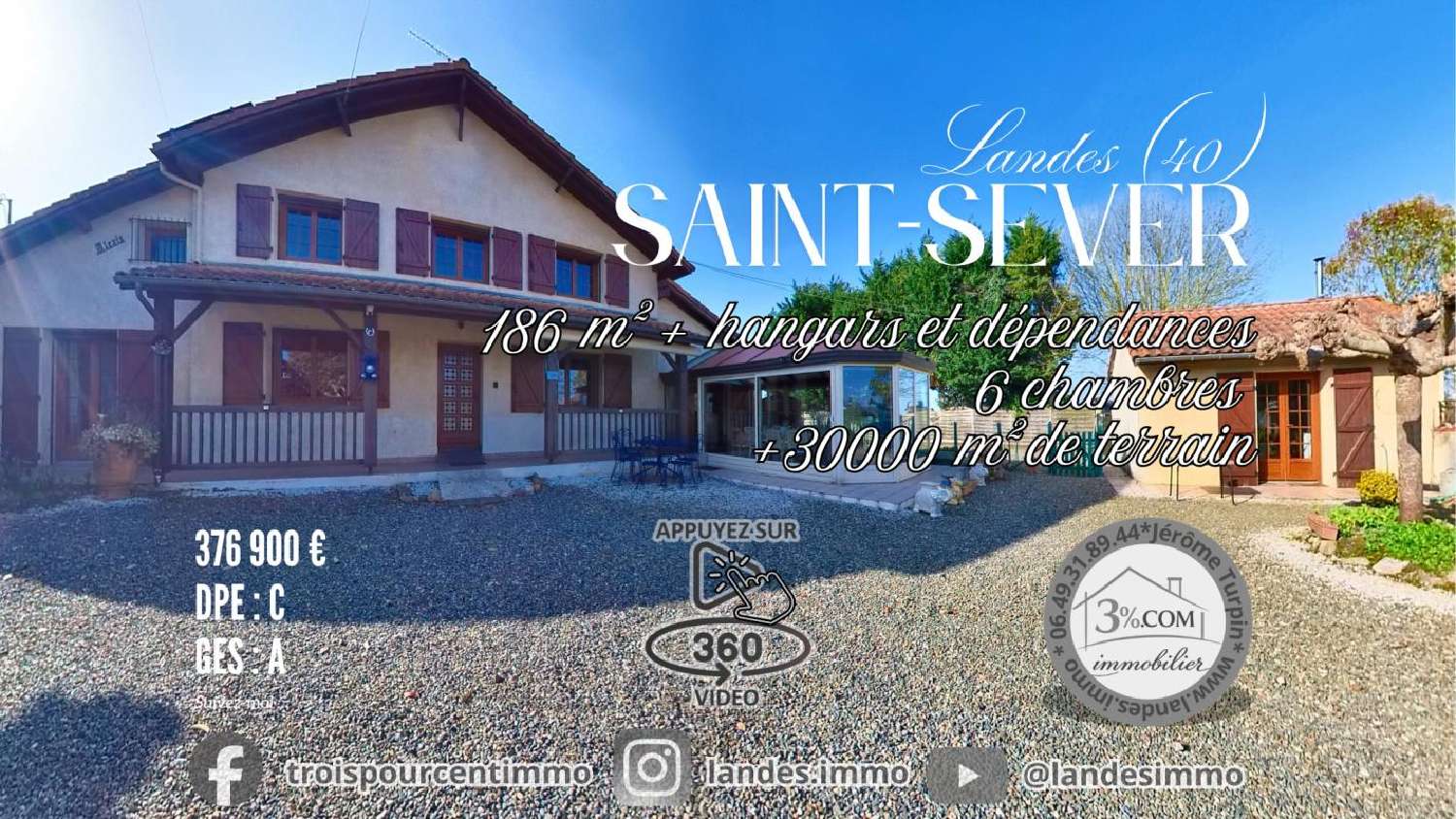  for sale estate Saint-Sever Landes 1