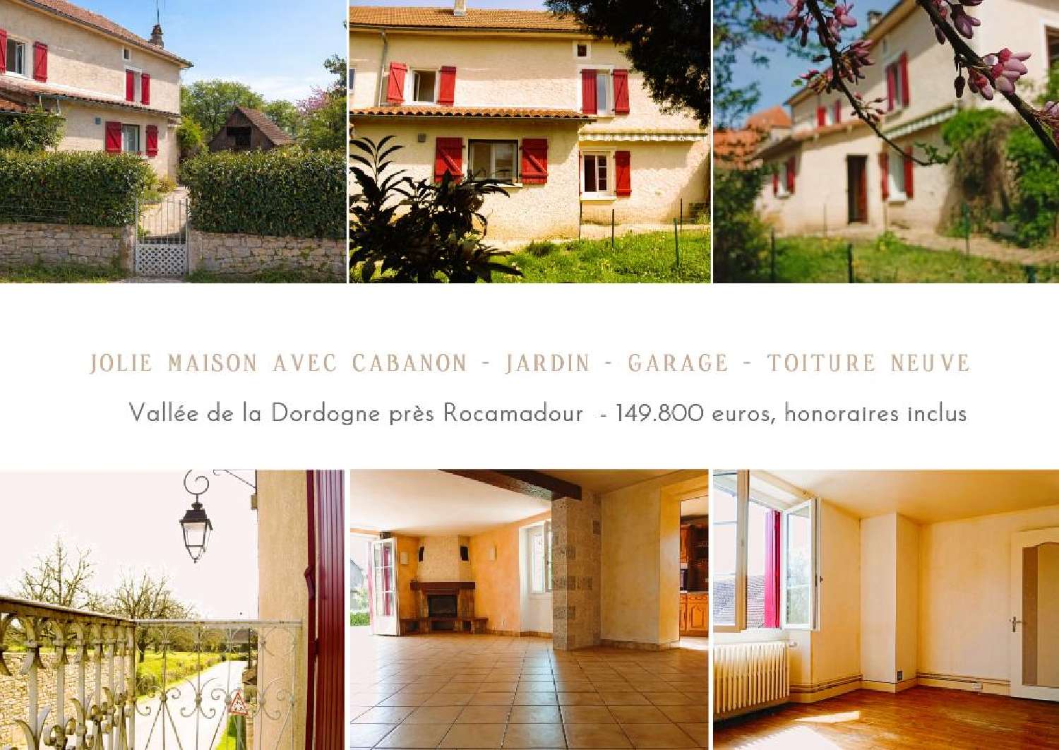  for sale house Thégra Lot 1