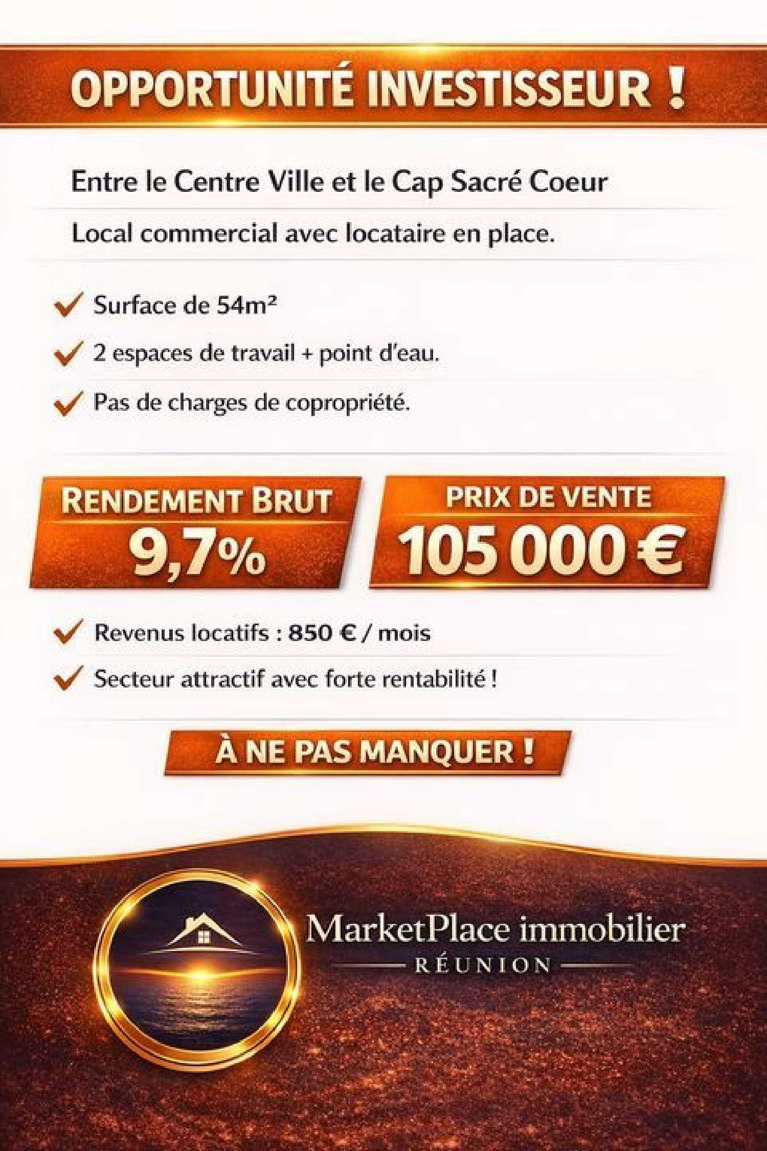  te koop kantoor Le Port La Réunion 1