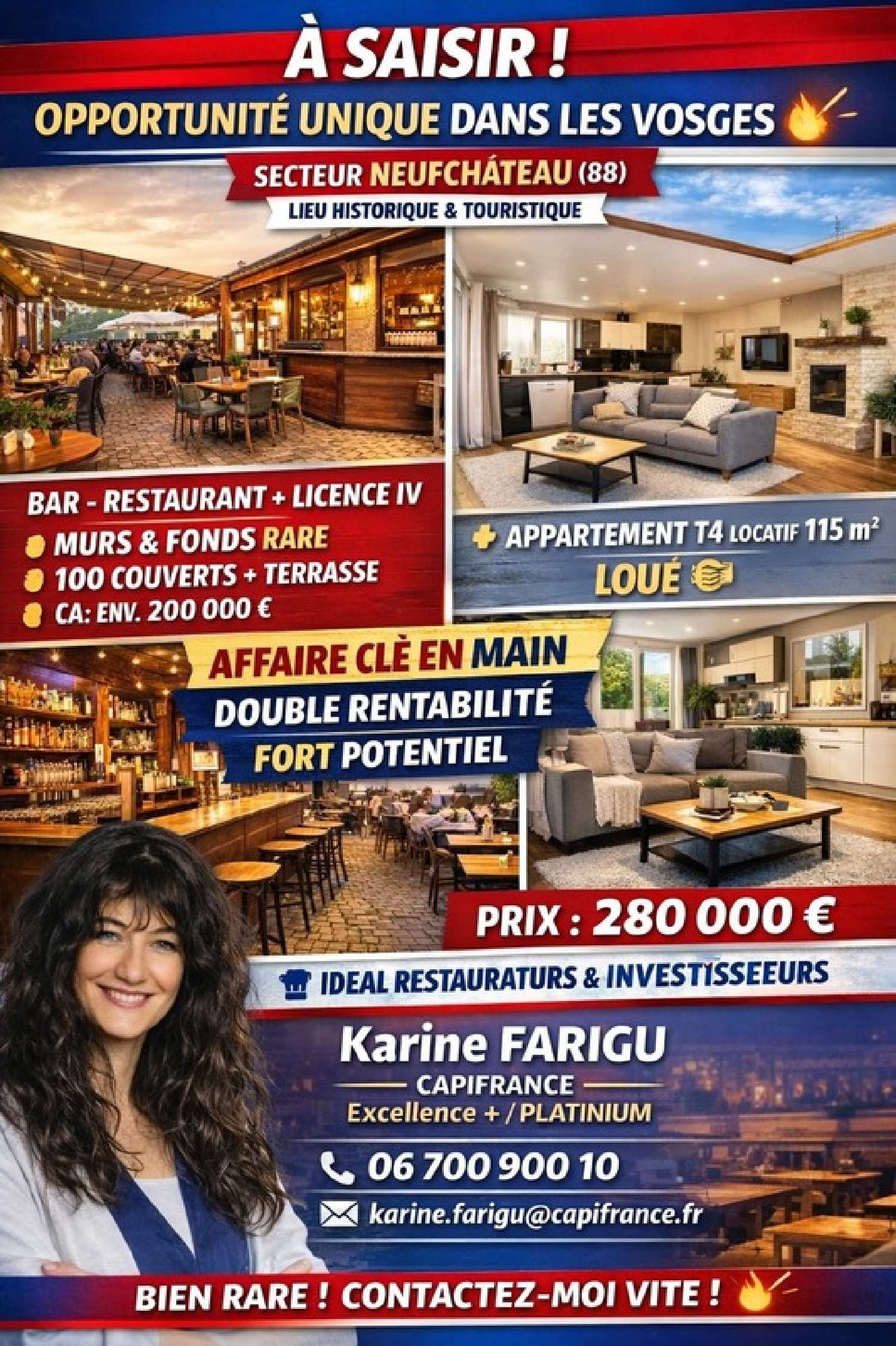 for sale restaurant Neufchâteau Vosges 1