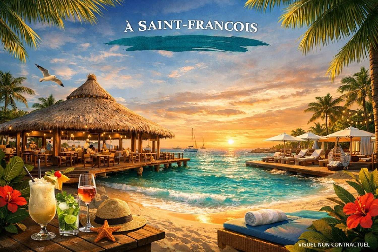  à vendre restaurant Saint-François Guadeloupe 1