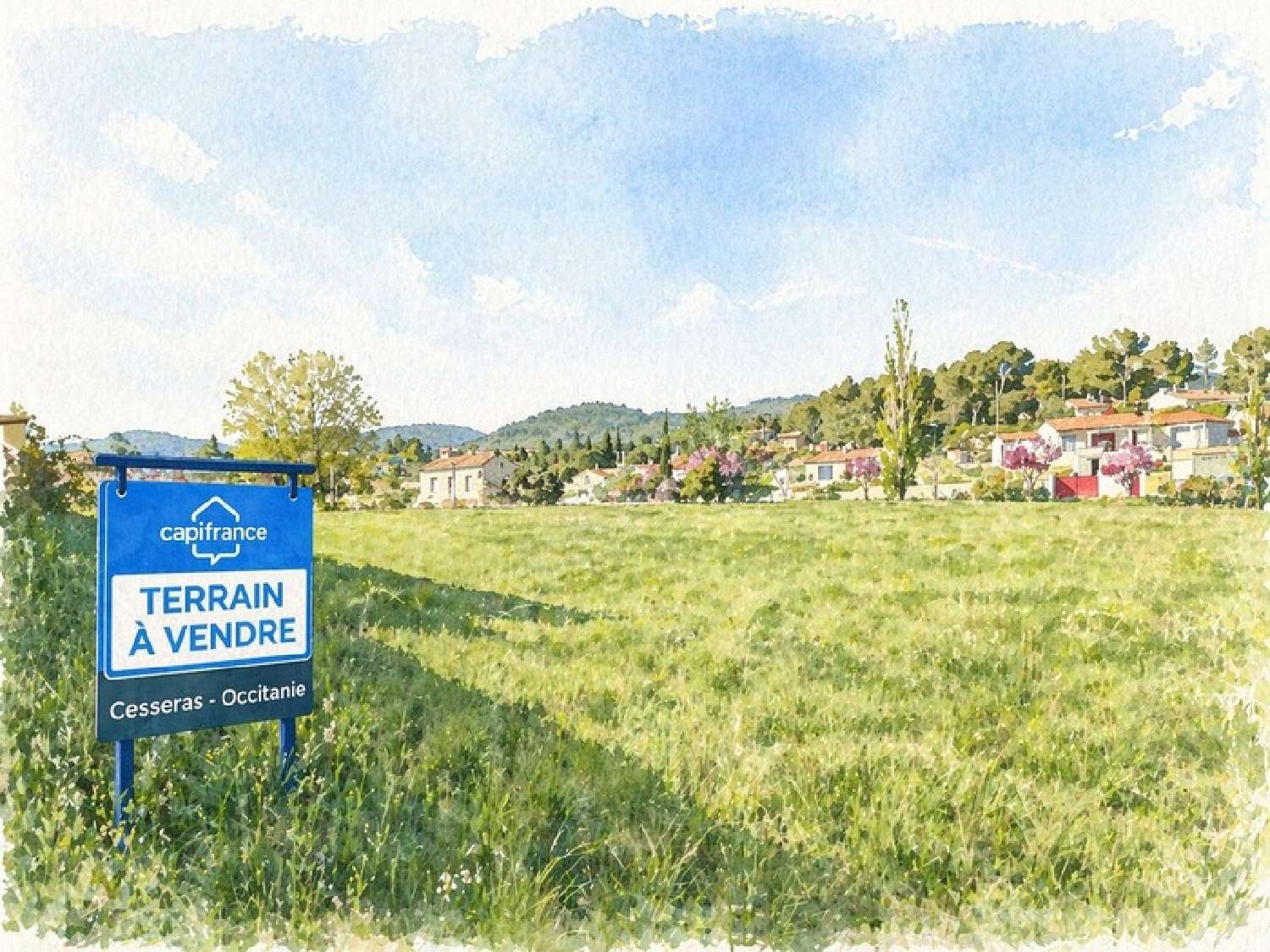  en venta terreno Cesseras Hérault 1