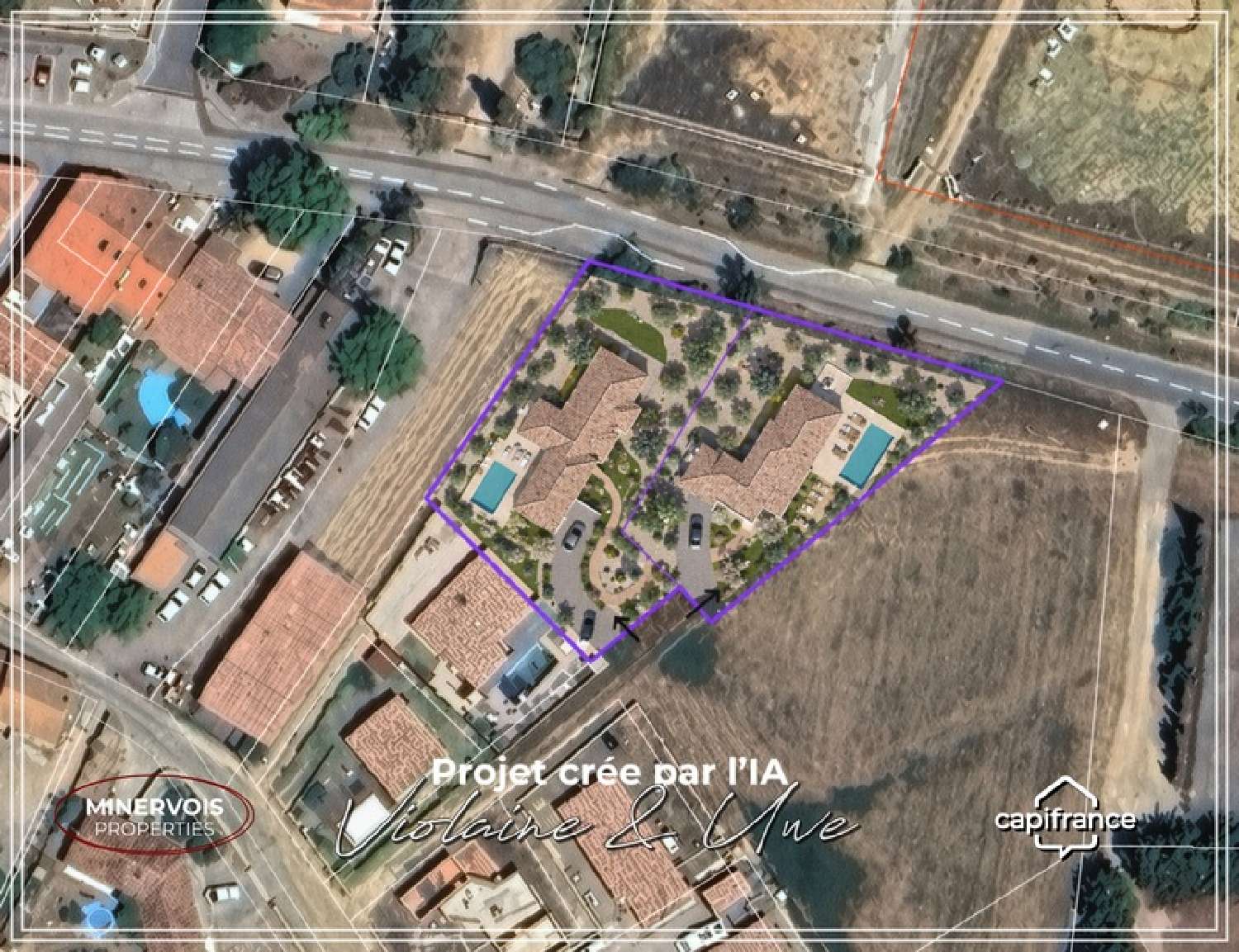  en venta terreno Cesseras Hérault 5