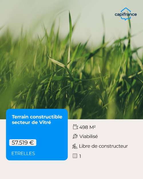 Étrelles Ille-et-Vilaine terrain foto 7302541