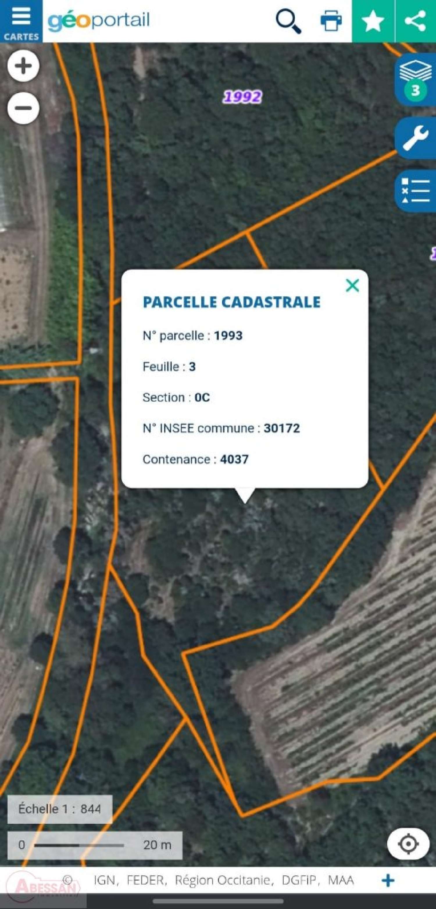  te koop terrein Monoblet Gard 7