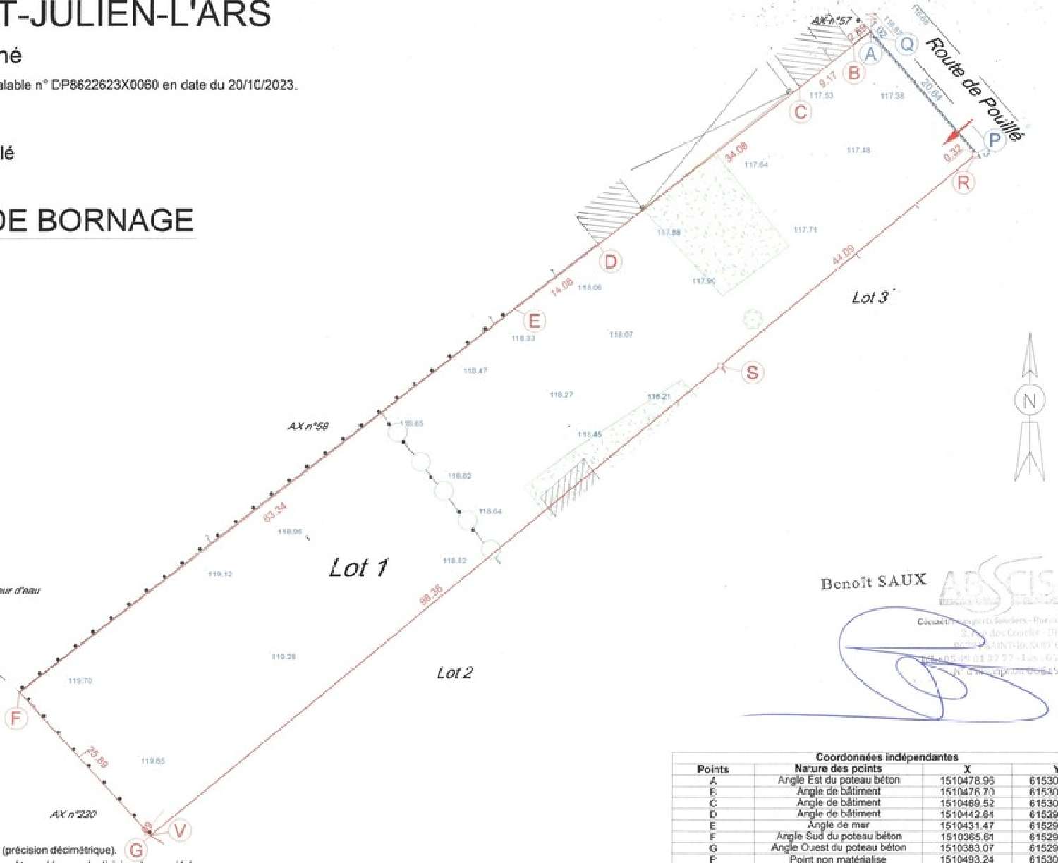  for sale terrain Saint-Julien-l'Ars Vienne 3