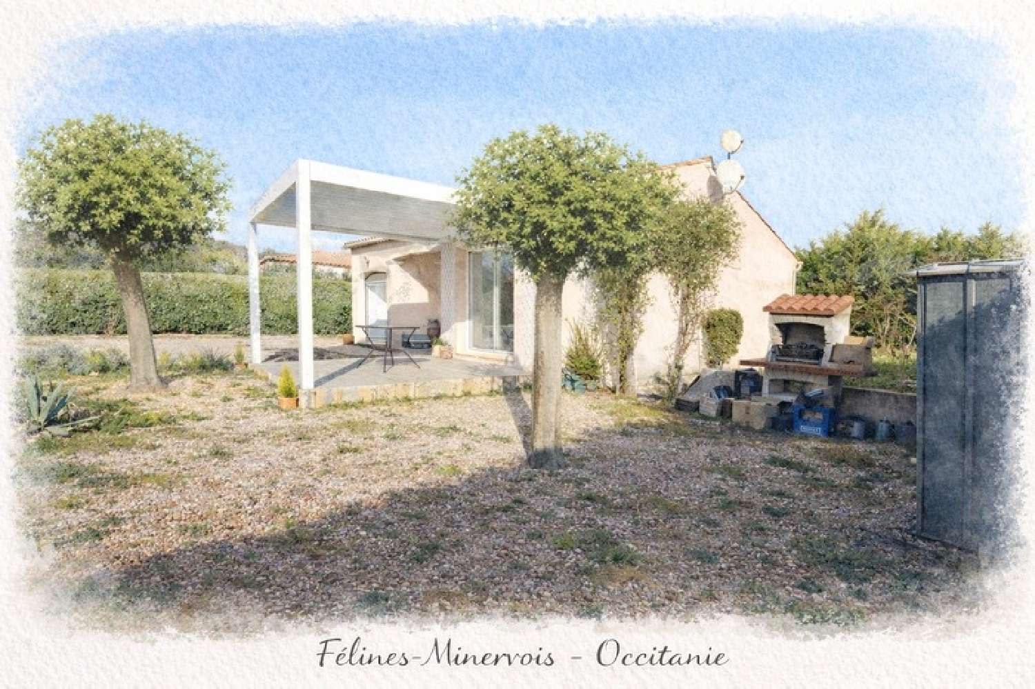  for sale villa Félines-Minervois Hérault 1