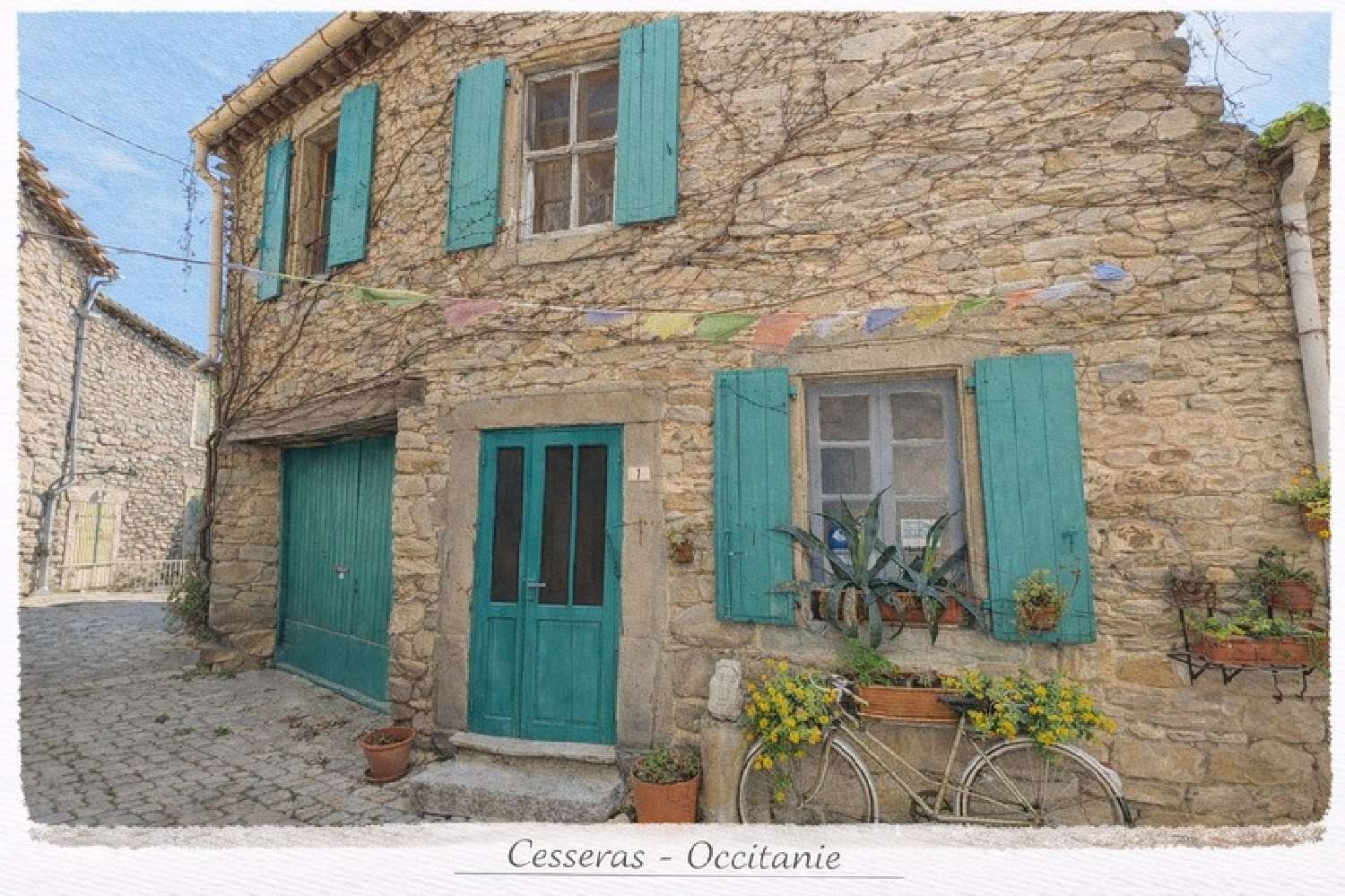  te koop dorpshuis Cesseras Hérault 1