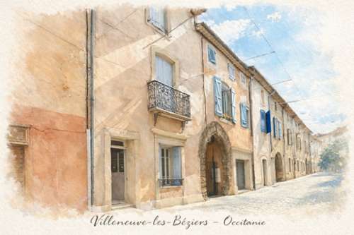 Villeneuve-lès-Béziers Hérault maison de village foto 7315504