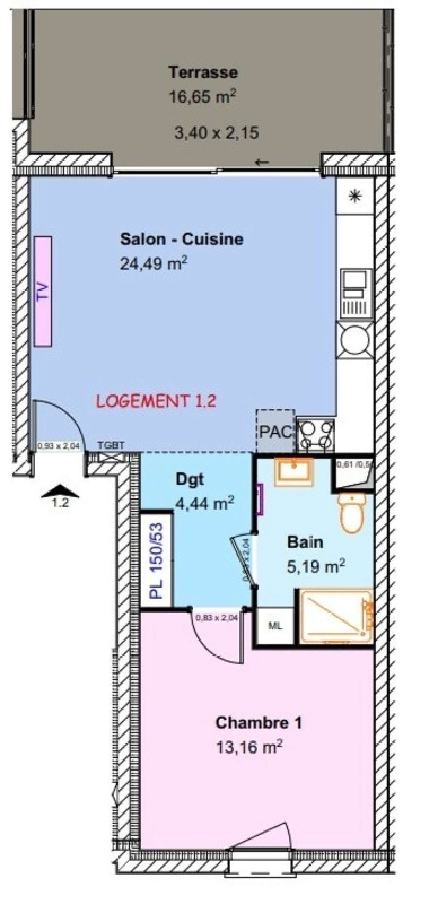 for sale apartment Augny Moselle 4