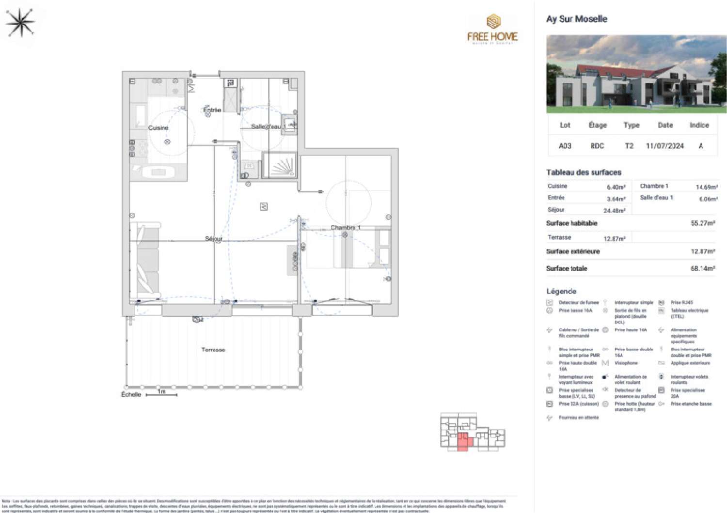  for sale apartment Ay-sur-Moselle Moselle 7