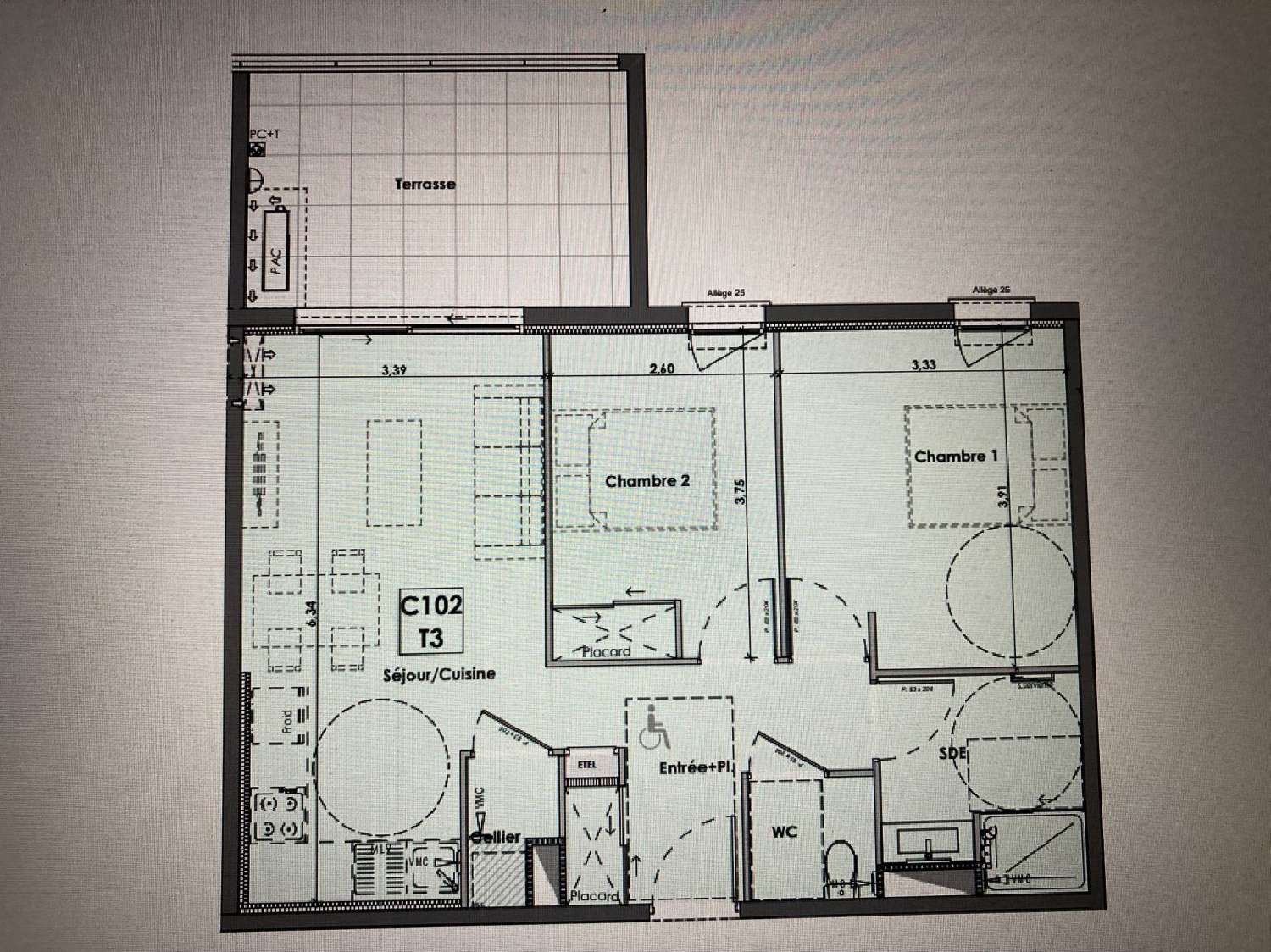  à vendre appartement Béziers Hérault 1