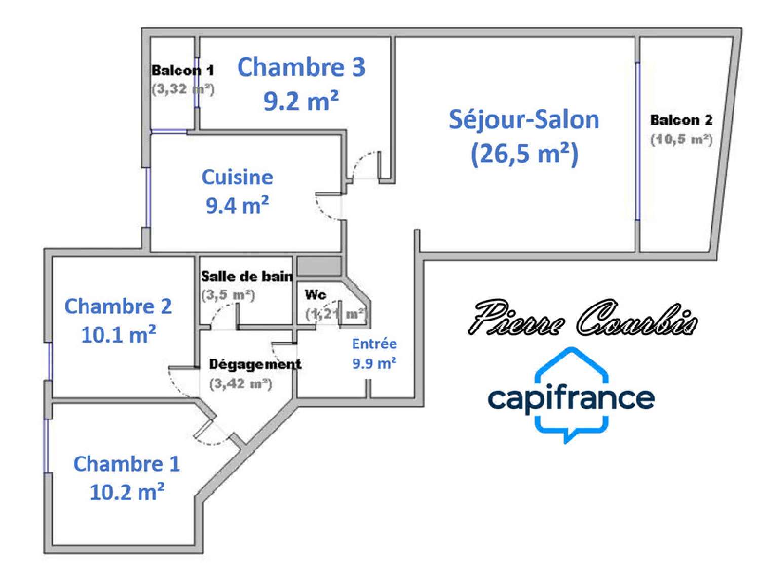  for sale apartment Bron Rhône 5