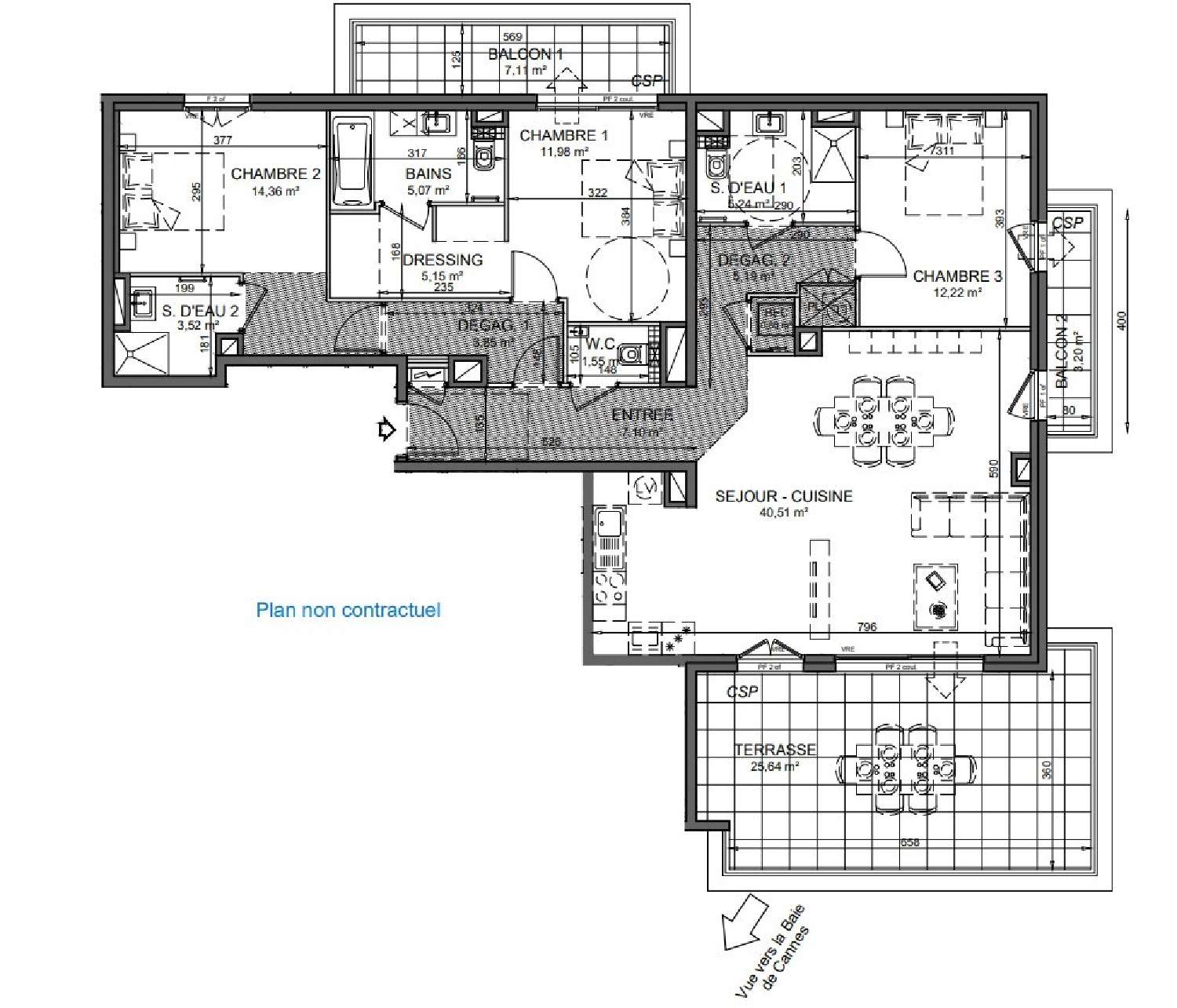  for sale apartment Cannes Alpes-Maritimes 2