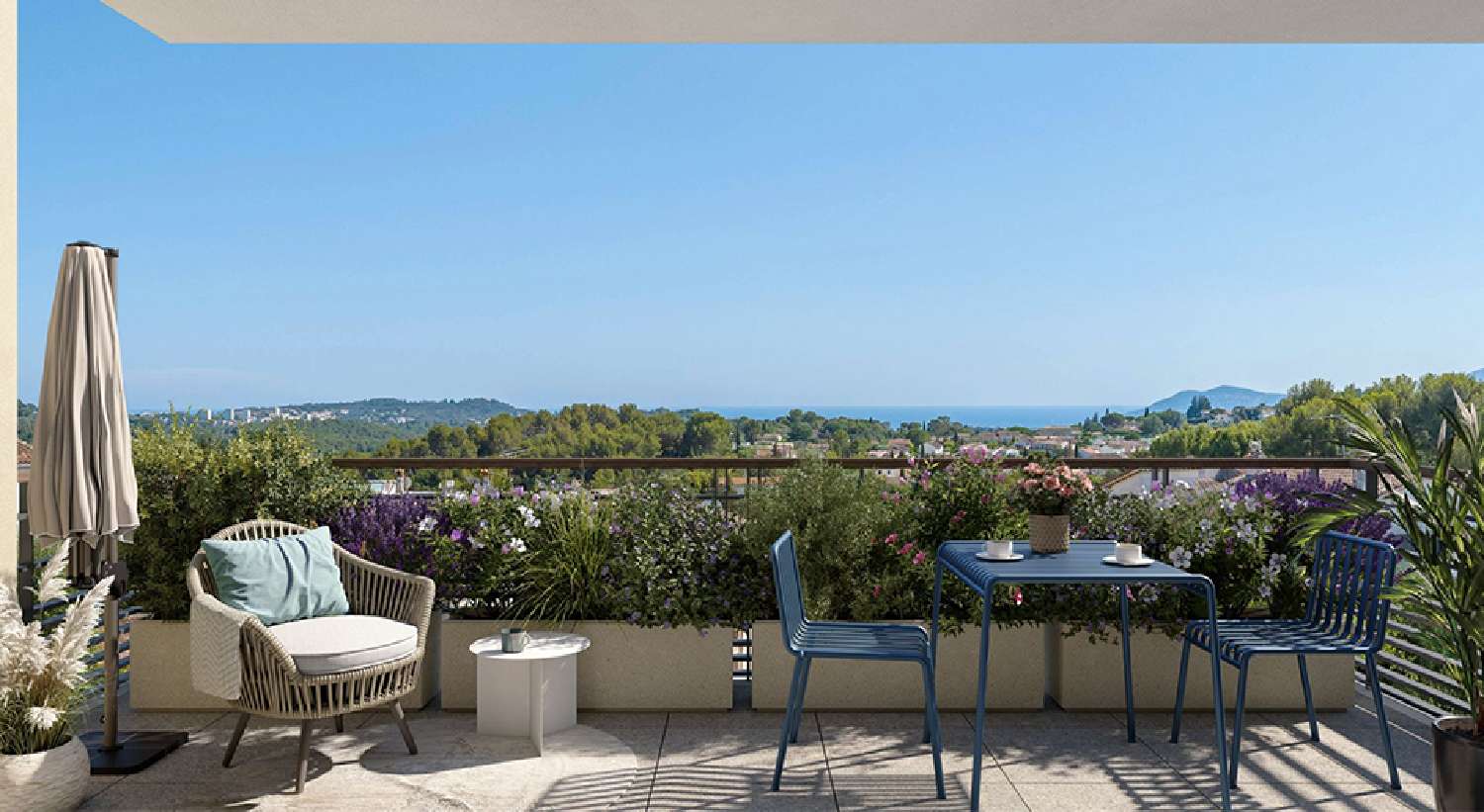  à vendre appartement La Roquette-sur-Siagne Alpes-Maritimes 1