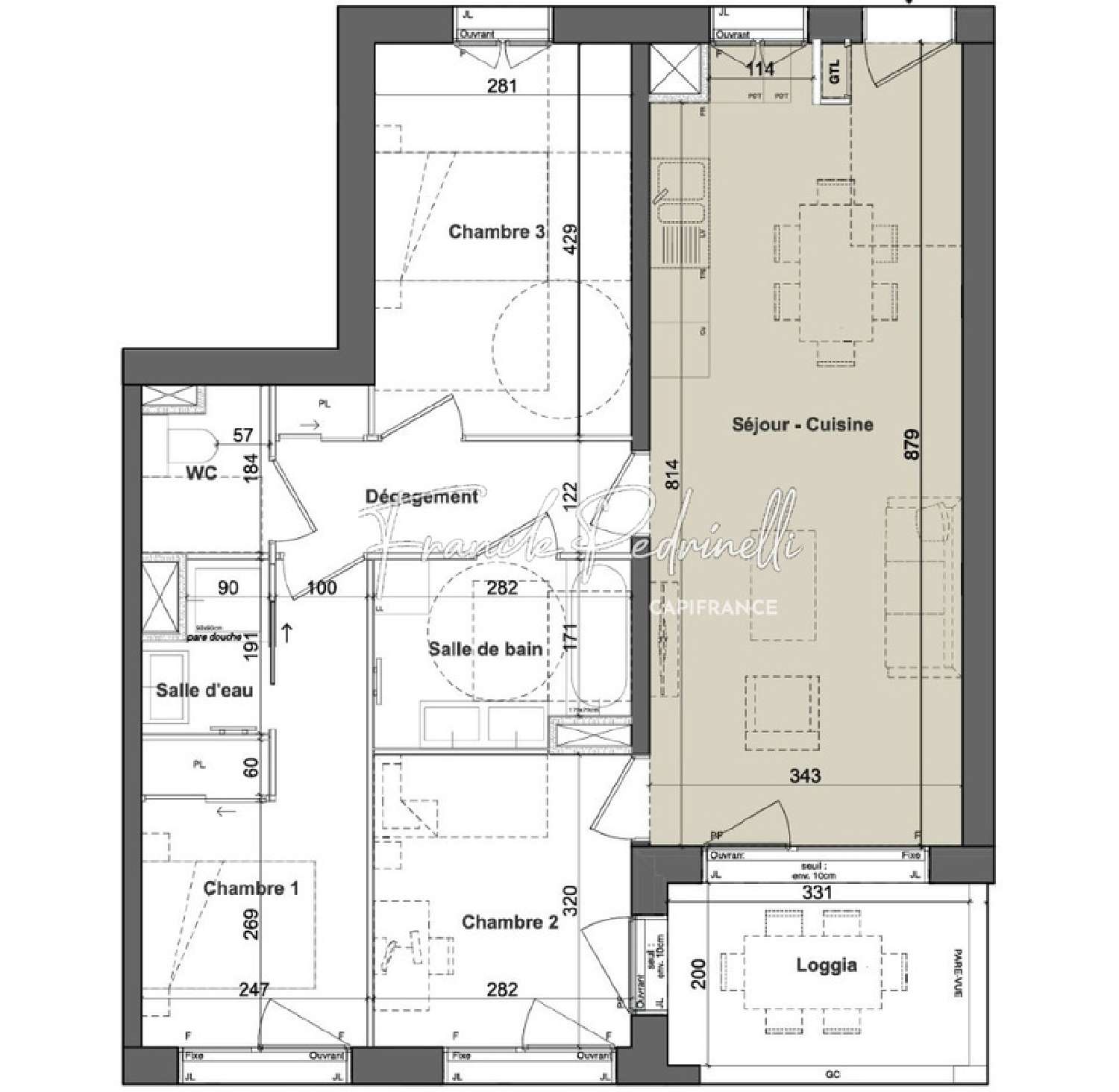  à vendre appartement Lyon 2e Arrondissement Rhône 3