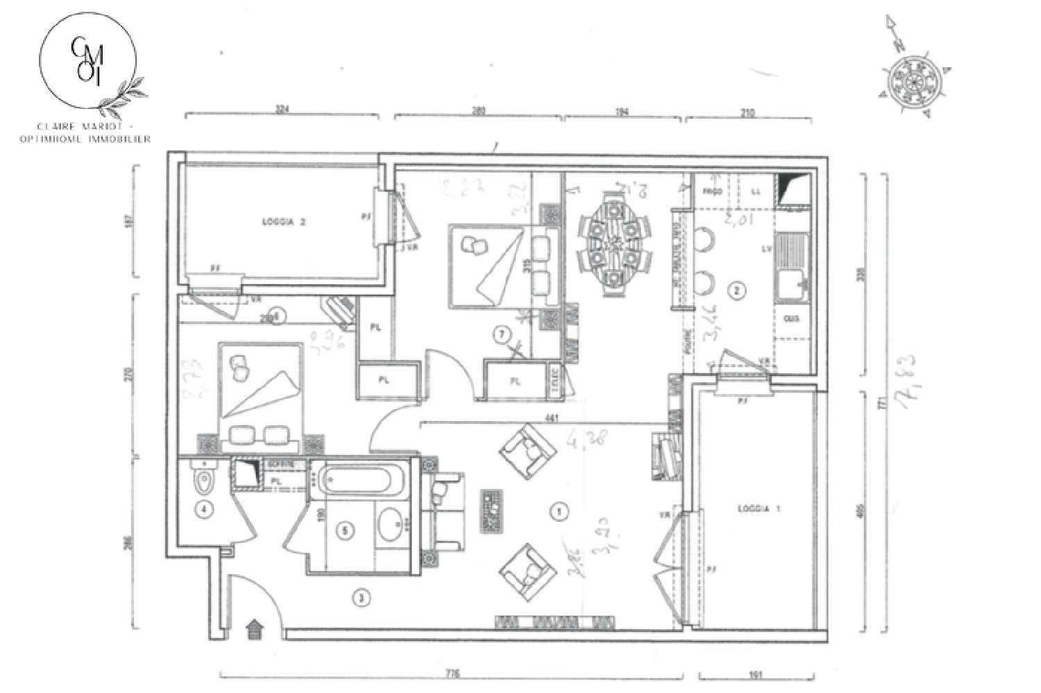 te koop appartement Lyon 8e Arrondissement Rhône 7