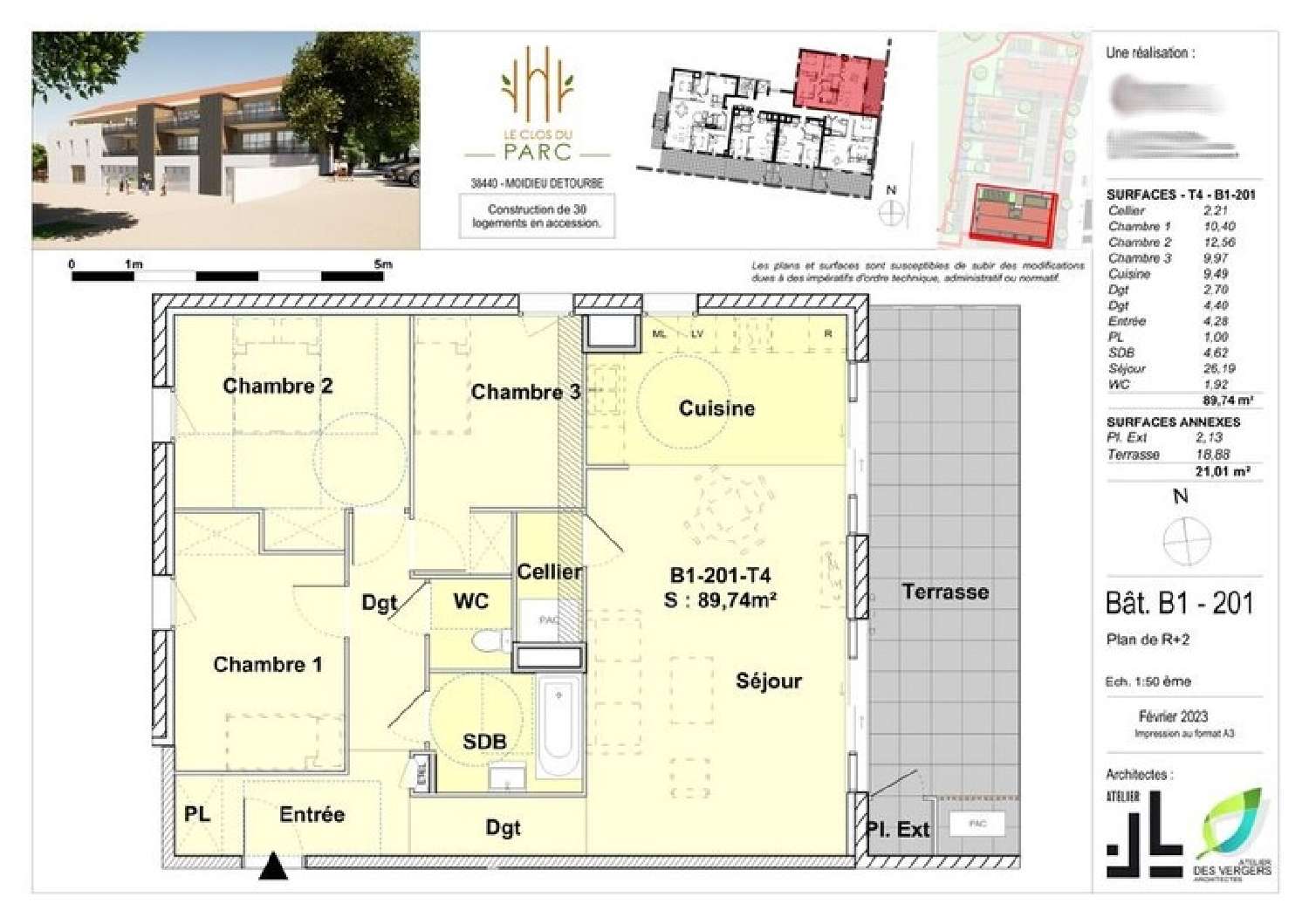  à vendre appartement Moidieu-Détourbe Isère 4